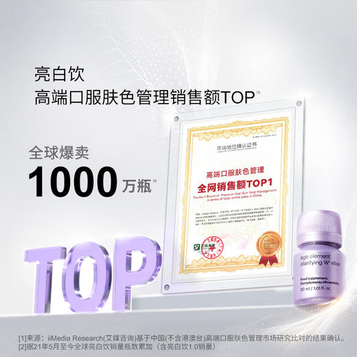 福利清仓特惠产品 不退不换【美专保税】西班牙美斯蒂克第二代亮白饮30ml*6瓶/盒多规格 商品图5