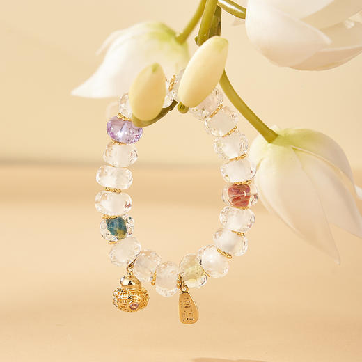大英博物馆 东方梦境系列 聚宝盆糖心琉璃手链 商品图3