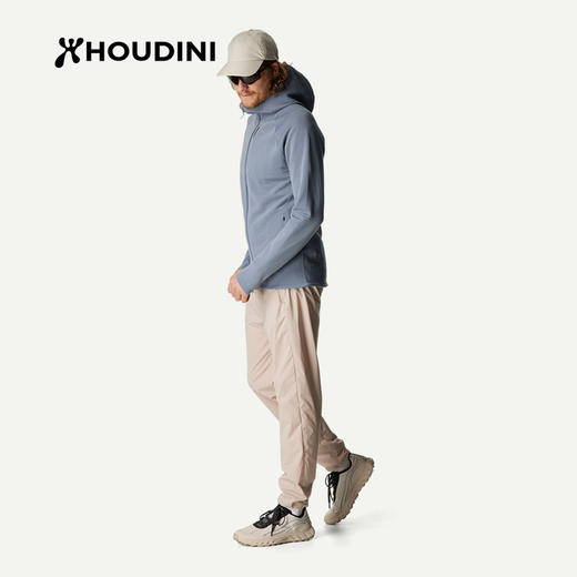 HOUDINI胡丁尼Aero Houdi航天户外男轻薄连帽抓绒衣外套 830036 商品图1