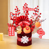 【福满乾坤 马年定制年宵花】福桶成品摆件 新年客厅喜庆装饰 居家冬青红果春节仿真花摆件 商品缩略图5