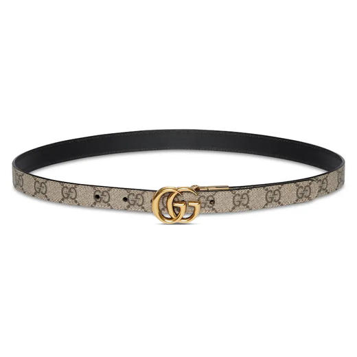 【五】GUCCI 古驰 女士GG Marmont系列带扣双面窄版腰带 混色 659418 92TIC 9769 商品图0