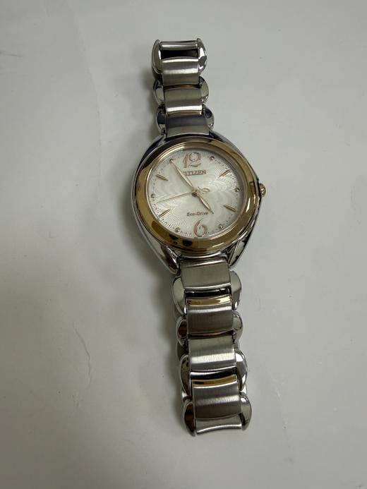 HP-FE2074-59A 西铁城Citizen 西铁城光动能百搭玫瑰金钢带女表FE2074-59A 商品图5
