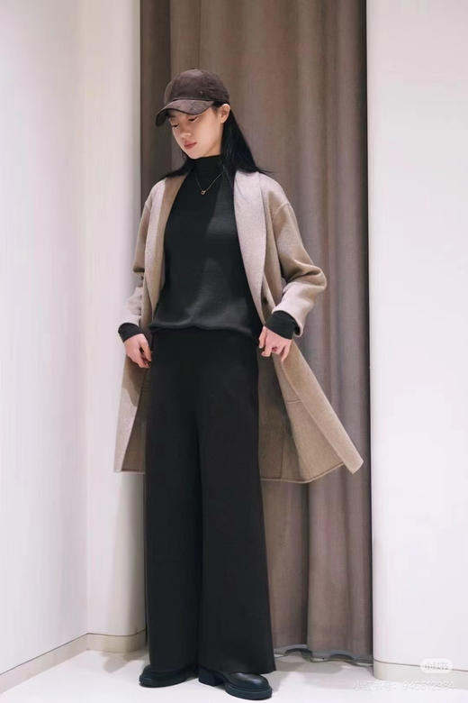 1230-1 原价1K+ 不计成本清 渠道圆正 小禾羊 绒羊毛 重磅紧密纺 加厚直筒裤 阔腿裤 商品图4