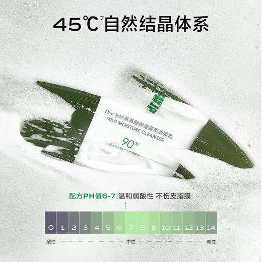 一叶子氨基酸洗面奶120g-深层清洁舒润绵密泡沫敏机洗面奶 商品图4