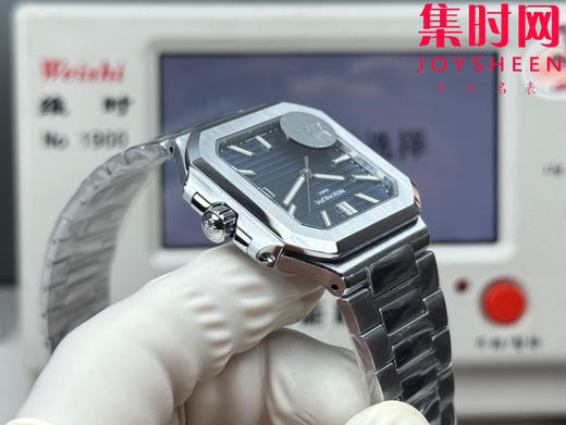 PP+百达翡丽 方形鹦鹉螺 新系列CUBITUS 5821男士腕表 深蓝牛仔 商品图6