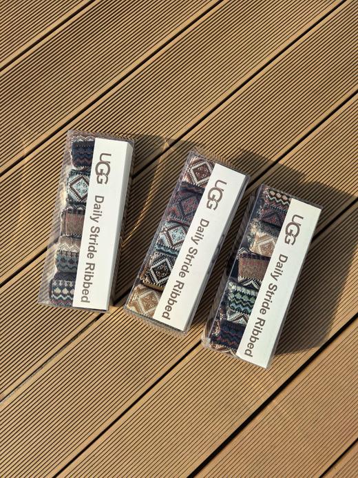 .一盒5双。原盒！ 秋冬UGG民族风长筒袜 男女同款  秋冬复古款，男女同款，尺码35-42码 商品图2