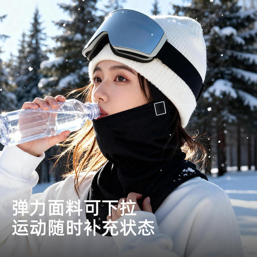 雀说新款羊毛滑雪护脸面罩女冬户外骑行防风防寒保暖口罩男护颈ALW68 商品图1