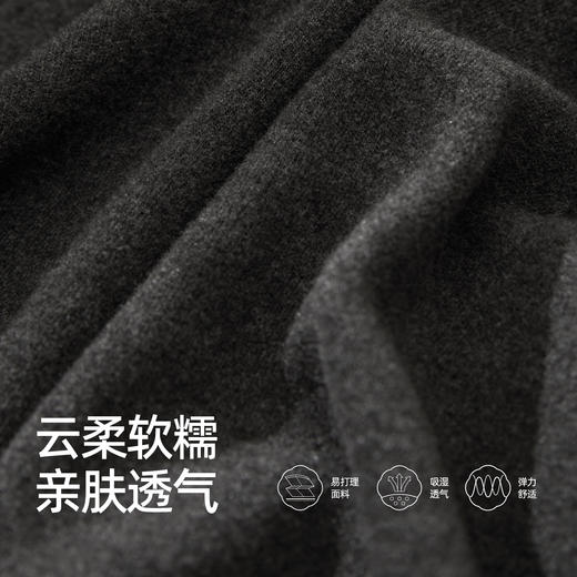 【云感绒-连帽衫】逸阳秋高级灰连帽衫抽褶收腰正肩显瘦打底卫衣5269 商品图1
