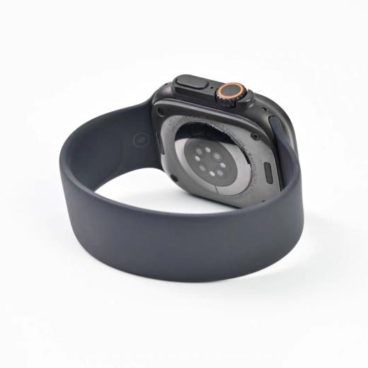 适用于apple watch苹果手表单圈弹力硅胶表带原装黑色白色表带 商品图1