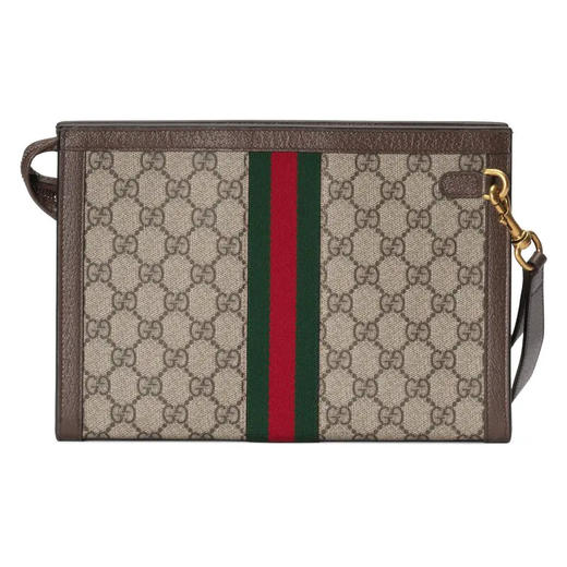 【一】GUCCI 古驰 男士Ophidia系列小号手拿包 混色 760243 96IWT 8745 商品图2