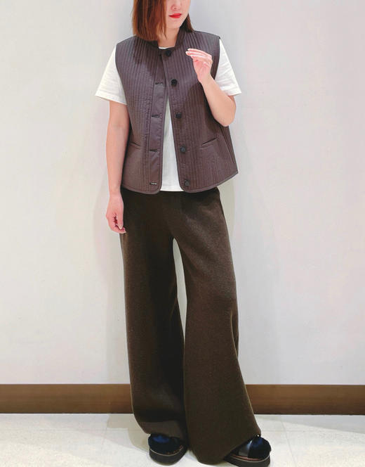 1230-1 原价1K+ 不计成本清 渠道圆正 小禾羊 绒羊毛 重磅紧密纺 加厚直筒裤 阔腿裤 商品图7