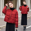 新中式刺绣水貂毛红色羽绒服，欧货洋气独特漂亮外套HR-YQH99958 商品缩略图0