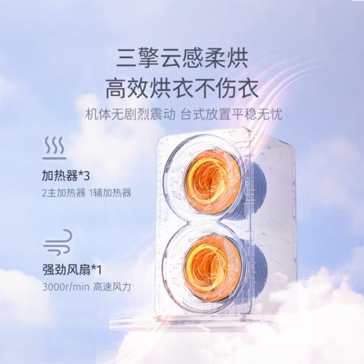 daily neaty内衣洗衣机 云镜版1kg 双筒双舱分区洗大容量智能投放银离子杀菌 MT1A 商品图3