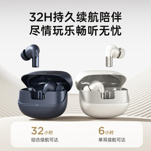 飞利浦ANC主动降噪蓝牙耳机TAT3569 商品图1