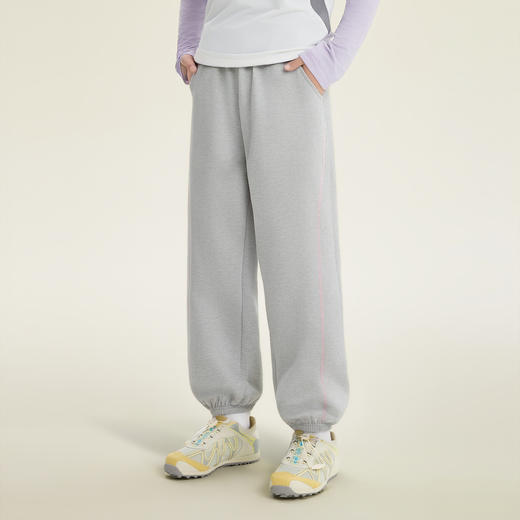 笛莎Deesha 童装女童裤子2026春新款甜美粉标束脚裤 商品图1