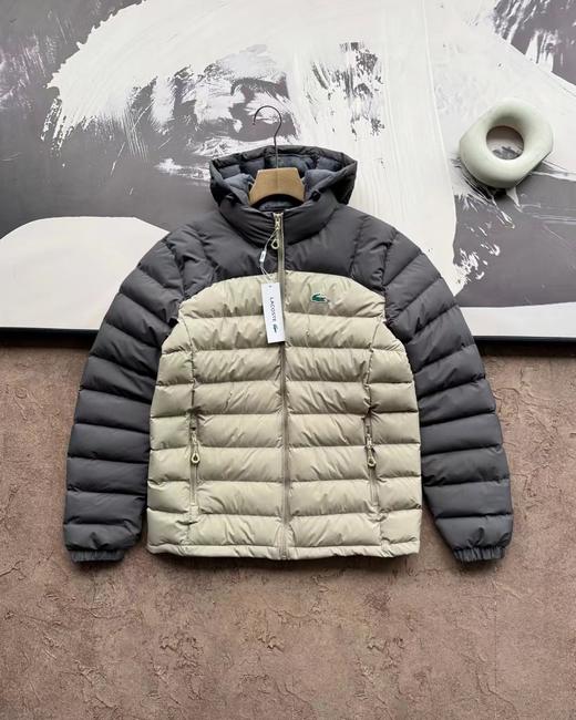 D123017硅胶LOGO加绒加厚羽绒棉服帽子可拆外套男女同款 商品图7