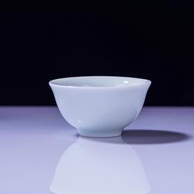 景德镇簿胎影青品茗杯 约20毫升 手工拉胚 每个大小会有轻微差异