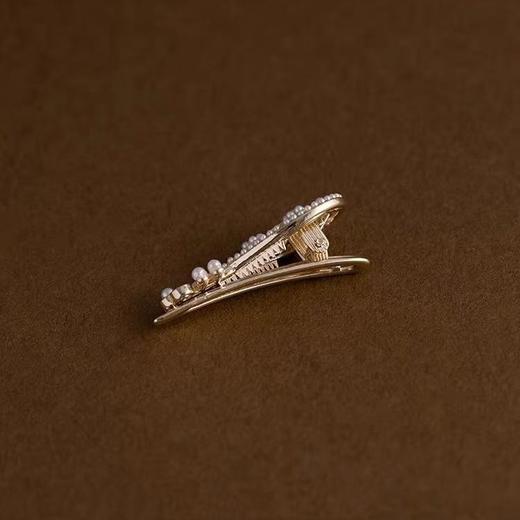 【琵琶发夹】敦煌福泽小众温柔古风发夹 新中式仙气刘海夹镂空珍珠碎发卡子侧边鸭嘴夹头饰 商品图7