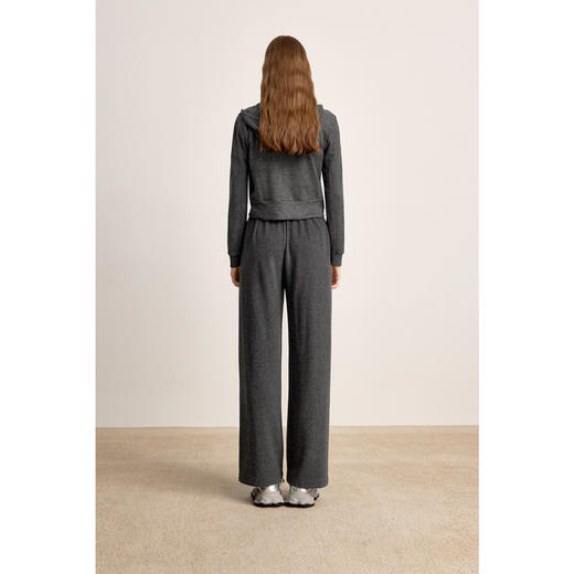 【商场同款】诗凡黎miu系连帽卫衣2024冬新款开衫卫衣3FA601181R 商品图4