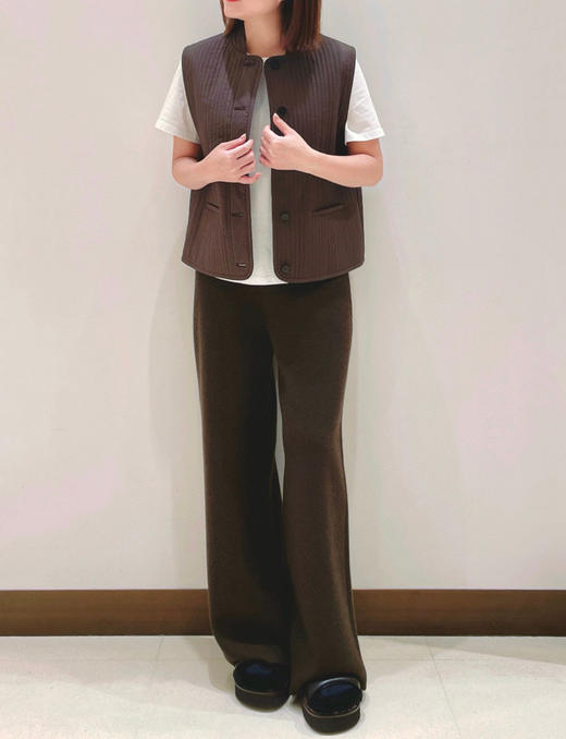 1230-1 原价1K+ 不计成本清 渠道圆正 小禾羊 绒羊毛 重磅紧密纺 加厚直筒裤 阔腿裤 商品图6