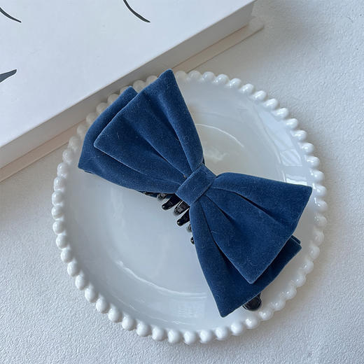 慵懒高颅顶丝绒香蕉夹ZY-纪念日百货门店同款168643624 商品图4