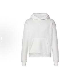 L-H 标识压纹白卫衣