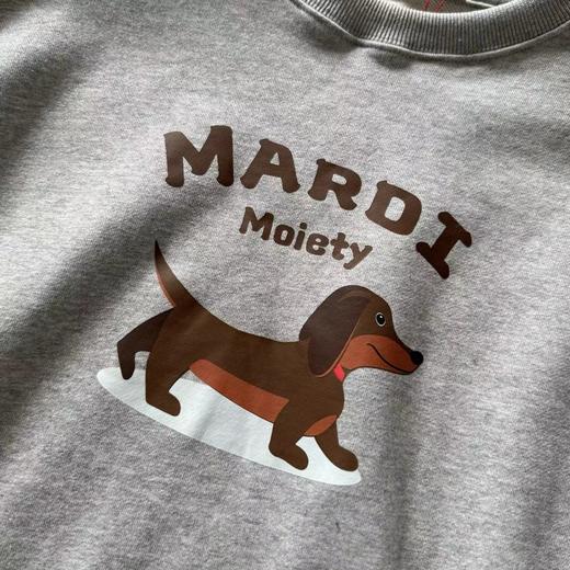 D123009数码腊肠小狗纯棉休闲圆领卫衣男女同款 商品图14