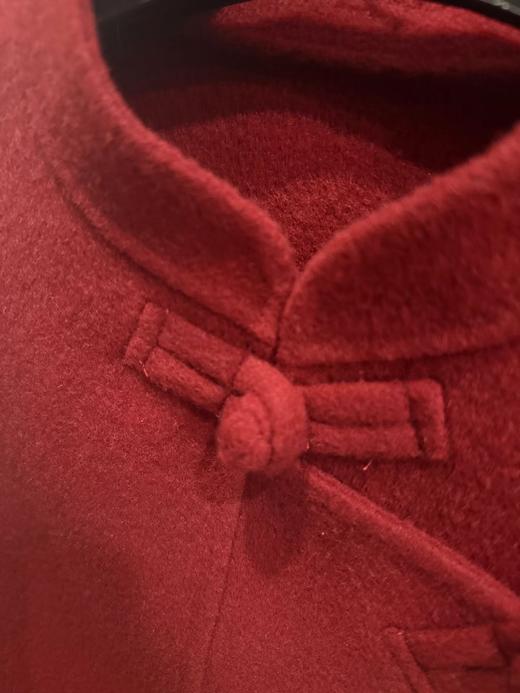 D123022新年战袍搞起来。纯手工国风盘扣羊绒马甲 商品图9