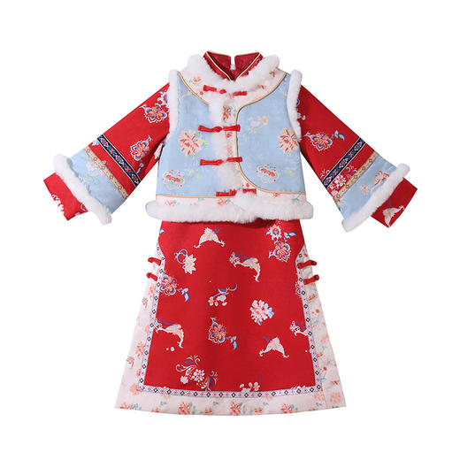 女童汉服冬款，加厚套装拜年服XWN2807 商品图4