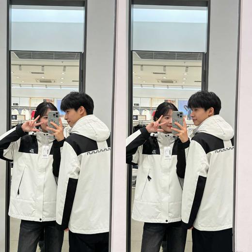 【三合一夹克风衣贴标/无标】新款四季可穿有内胆上衣可拆卸帽外套不赠送魔术贴03h 商品图2