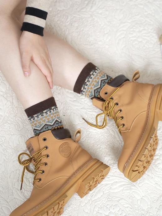 .一盒5双。原盒！ 秋冬UGG民族风长筒袜 男女同款  秋冬复古款，男女同款，尺码35-42码 商品图5