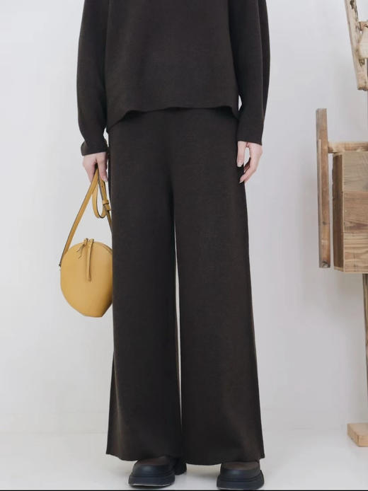 1230-1 原价1K+ 不计成本清 渠道圆正 小禾羊 绒羊毛 重磅紧密纺 加厚直筒裤 阔腿裤 商品图1