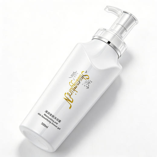 超赞新品~爽之然shangzhiran 清润美肤沐浴露500ml 补水润肤 香氛型 商品图13