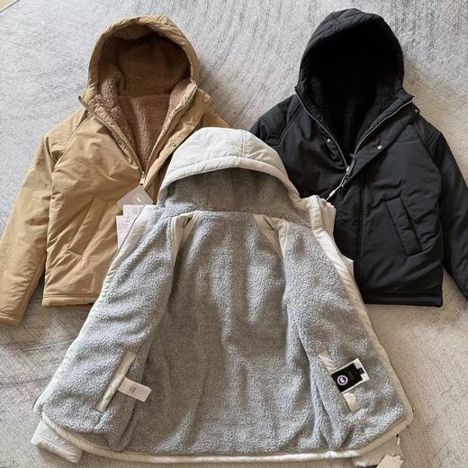 D123012冬季新款！双面穿羊毛抓绒飞行员夹克外套 商品图1