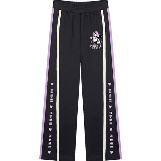 贝田女童加绒阔腿裤冬季儿童裤子2024新款加厚一体绒休闲运动长裤 商品图4