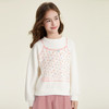 笛莎Deesha 童装女童卫衣2026春新款碎花背心印花卫衣 商品缩略图1