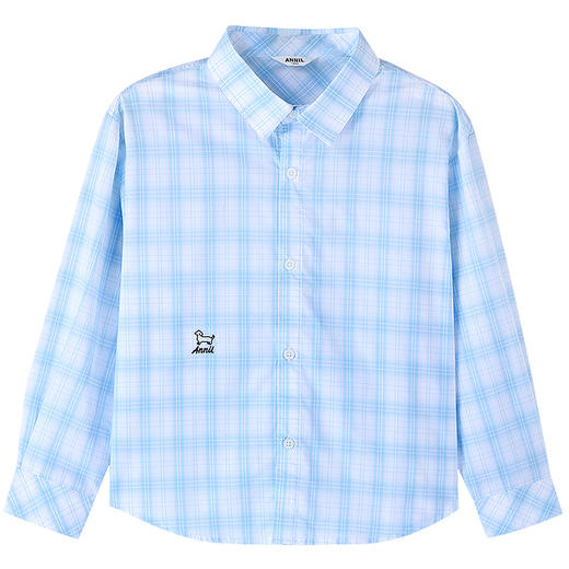 男女童翻领长袖上衣春季新款安奈儿童装EM611590 商品图7