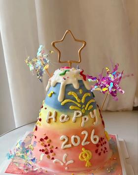 【缤纷 2026】元旦款跨年新年【塔状】蛋糕