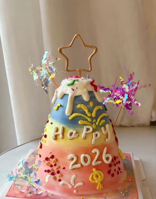 【缤纷 2026】元旦款跨年新年【塔状】蛋糕 商品图0