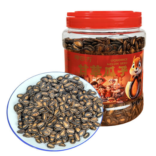 呷四方甘草盐焗味西瓜子800g 商品图8