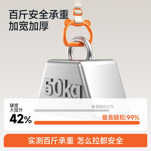 【春日趣玩FUN】曼龙mloong婴儿床围栏可调节手拉环床上专用学步学站立吊环辅助锻炼 商品图4