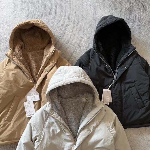 D123012冬季新款！双面穿羊毛抓绒飞行员夹克外套 商品图5