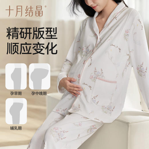恒温月子服孕妇睡衣女秋冬款套装产妇喂奶哺乳10月家居服 商品图4