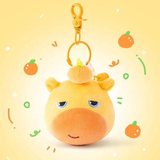 捏捏不屑噜噜钥匙扣8CM-纪念日百货门店同款167997130 商品图0