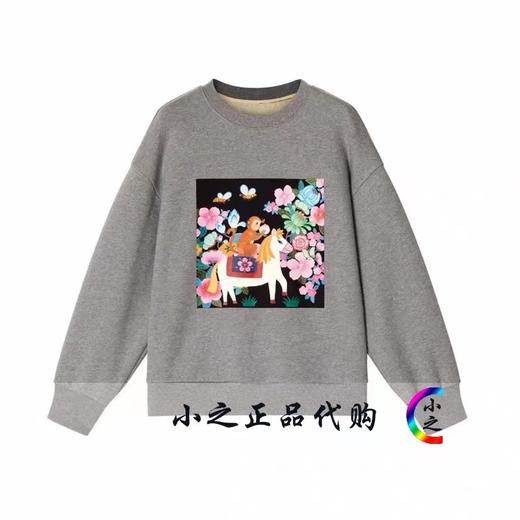 D123025新年系列女装2026春季新款全棉毛圈布卫衣 商品图7