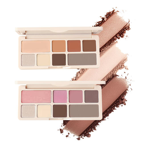 安姑娘净素彩妆盘 多功能一体盘 眼影腮红修容高光 细腻柔和显色 商品图4