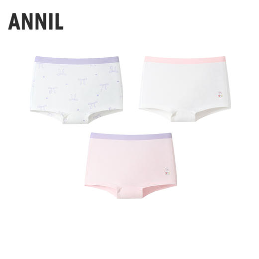 女童平角裤三件装春季新款安奈儿童装JG617517 商品图1