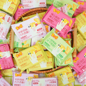 米多奇烤馍片混合口味1000g休闲零食饼干充饥膜片馒头片整箱 /休闲食品 /饼干 /馍片 商品图6