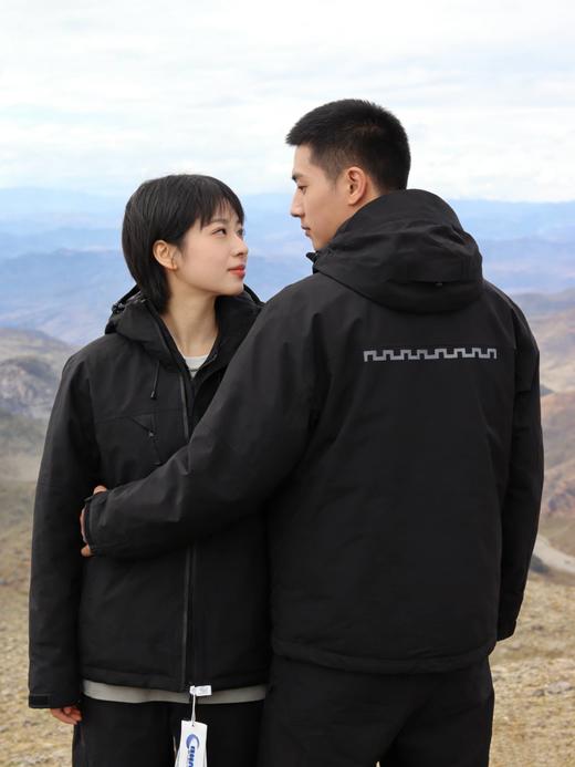 【25三色防寒棉服】新款冬季不可拆卸帽男女同款棉服上衣03h 商品图4