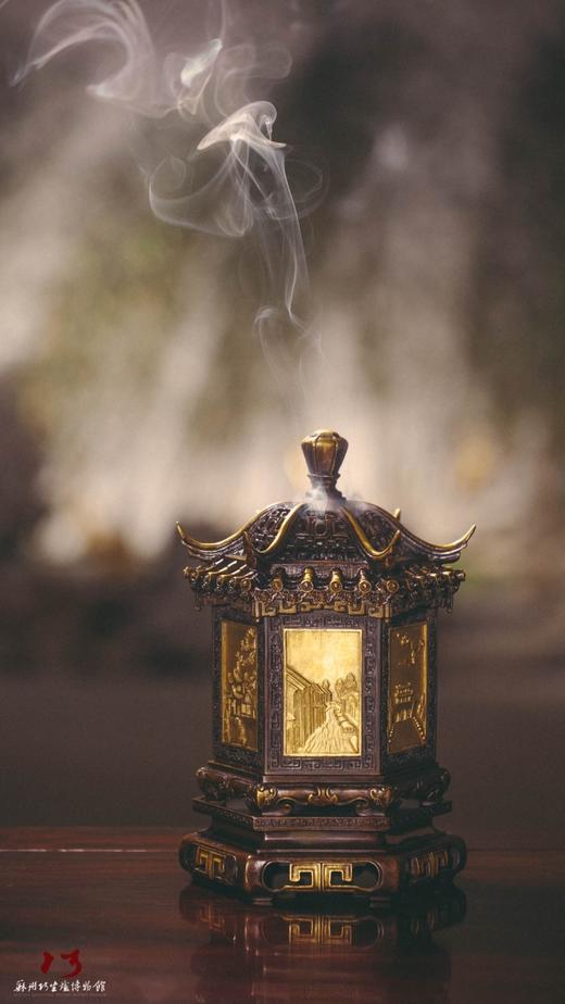 陈巧生制 c383姑苏六景亭式熏炉 可收藏送礼 商品图2